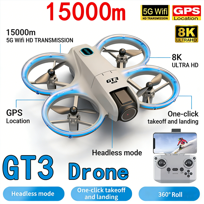 Kids Toys Videos - New GT3 MAX Drone 8K HD