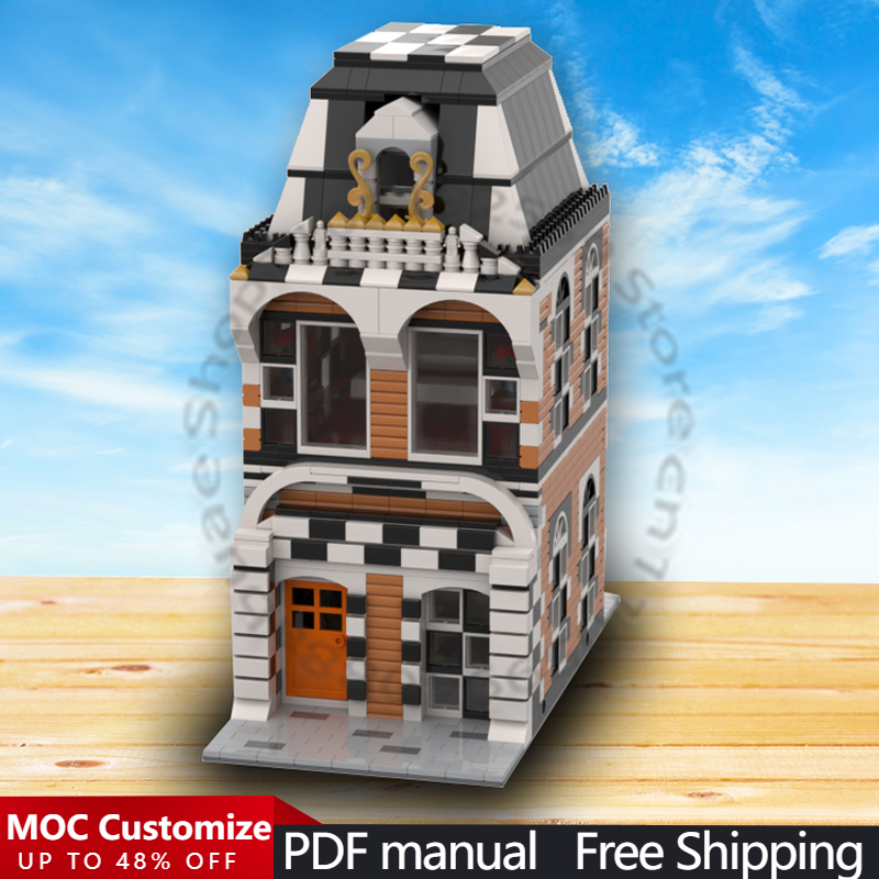 Kids Toys Blocks - 1802 PCS Building Brick Modular Chess