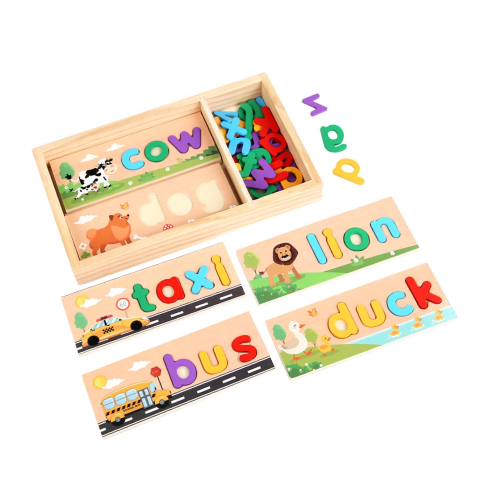 Wooden Spell Learning Toys wit - đánh giá và giá Kids Toys 2 Year Old