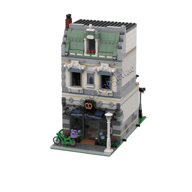 1268PCS MOC City Street Views  - đánh giá và giá Kids Toys Blocks