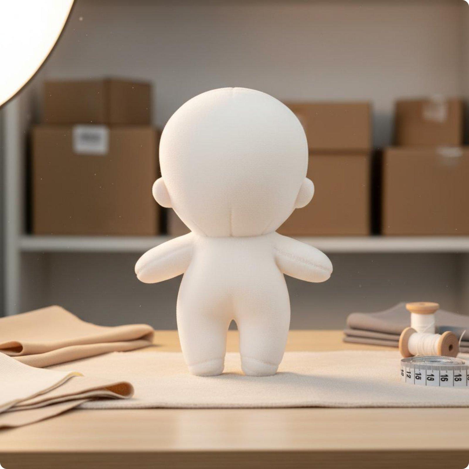 Soft Plush Doll Body Unprinted - đánh giá và giá Kids Toys Kit