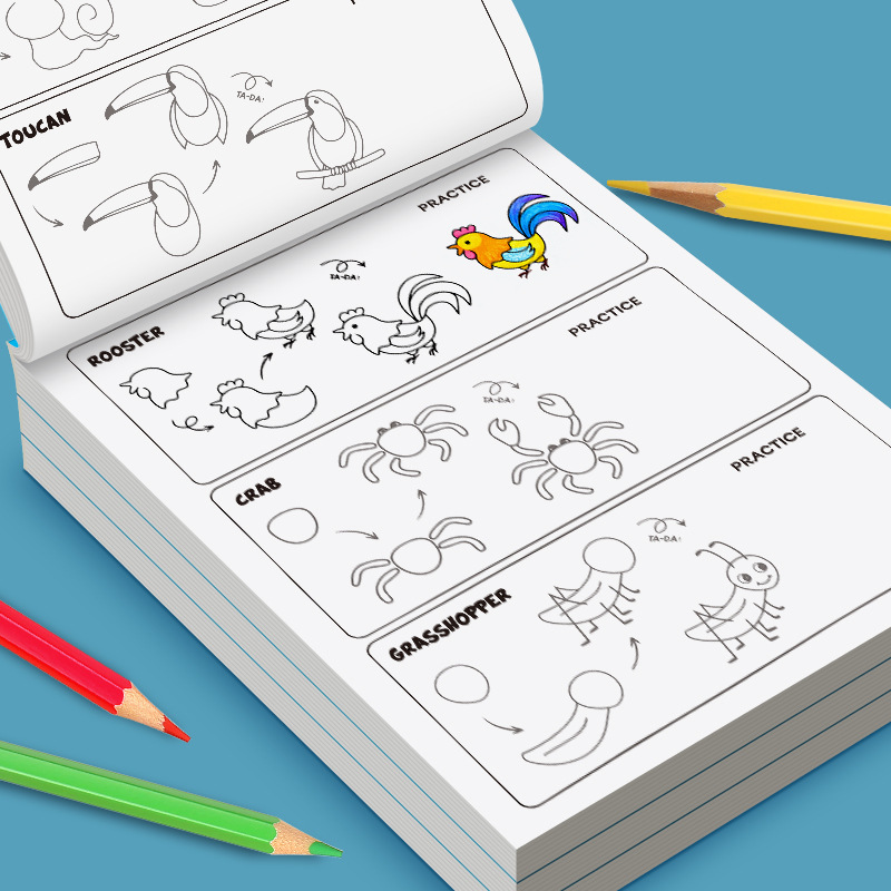 Kids Step-by-Step Drawing Book - đánh giá và giá Kids Toys Drawing Easy