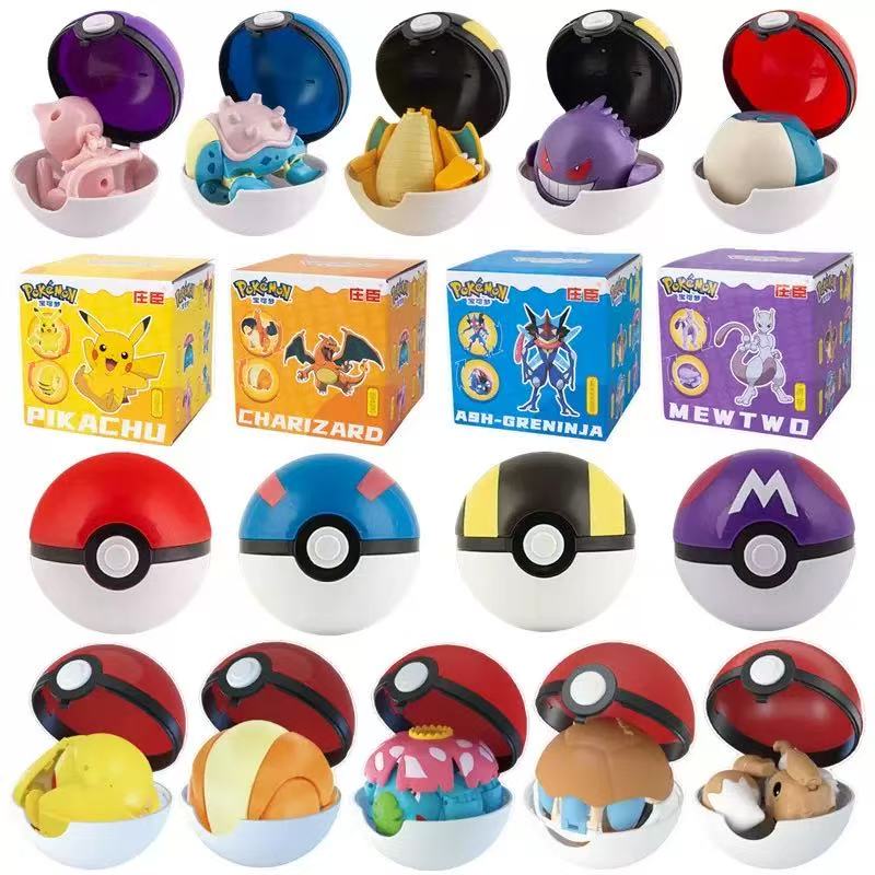 Anime Pokemon Pokeball Set wit - đánh giá và giá Kids Toys Under 100