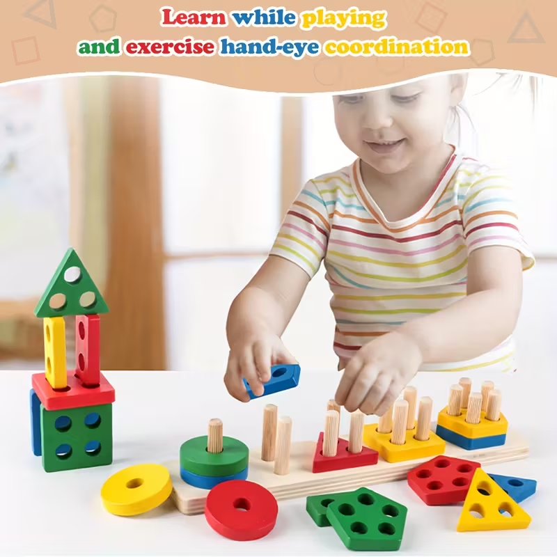 Montessori Wooden Games Baby T - đánh giá và giá Kids Toys 2 Year Old