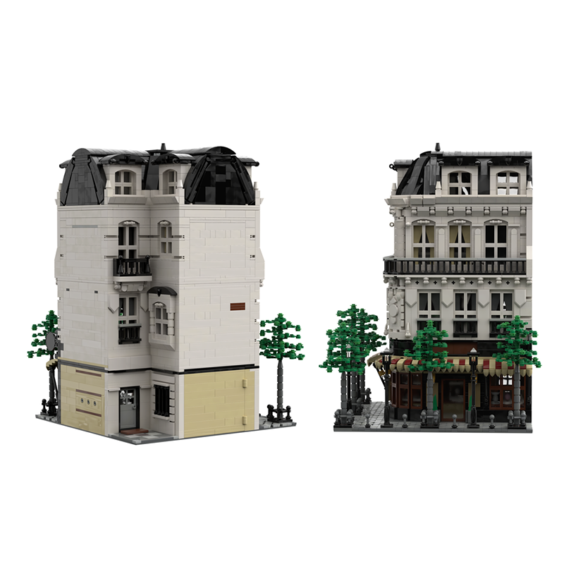 4204pcs MOC Paris Boulangerie  - đánh giá và giá Kids Toys Paris