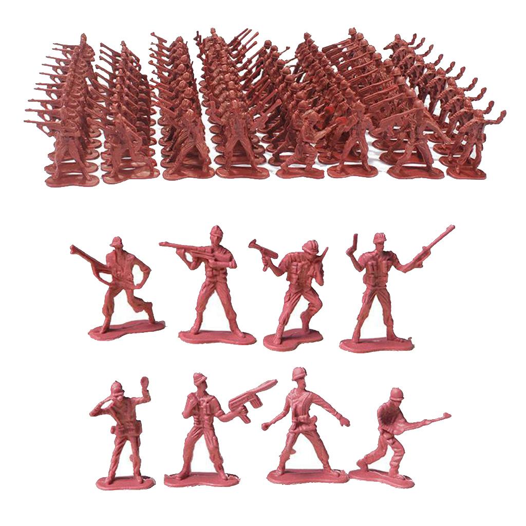 Plastic 4.5cm Soldier Posture  - đánh giá và giá Kids Toys Kit