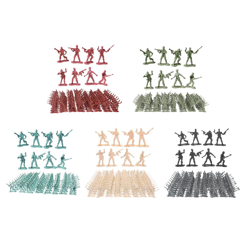 Plastic 4.5cm Soldier Posture  - đánh giá và giá Kids Toys Kit