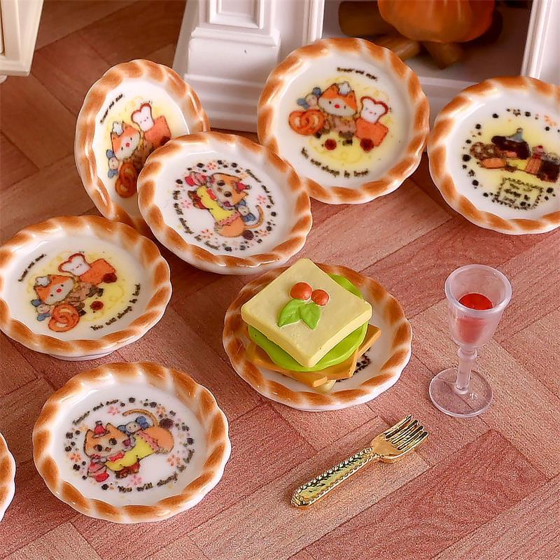 10Pcs/set Dollhouse Miniature  - đánh giá và giá Kids Toys House