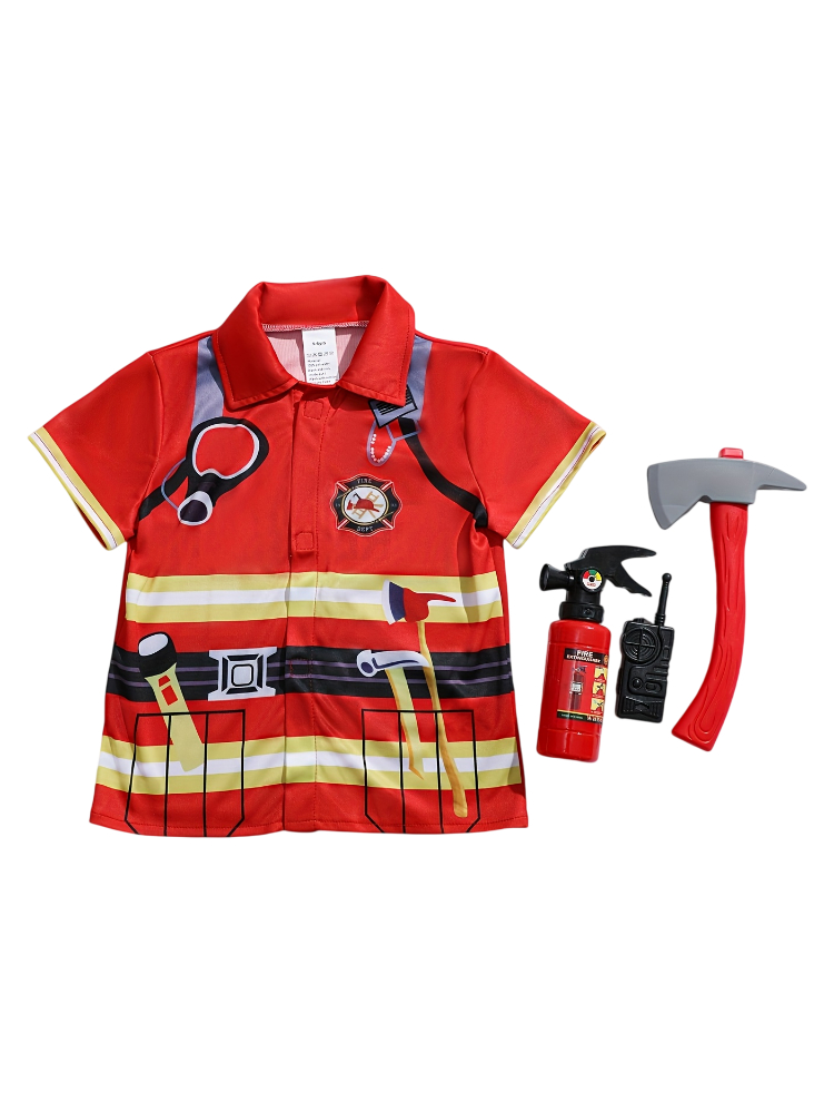 Kids Firefighter Style Shirt w - đánh giá và giá Kids Toys Kit