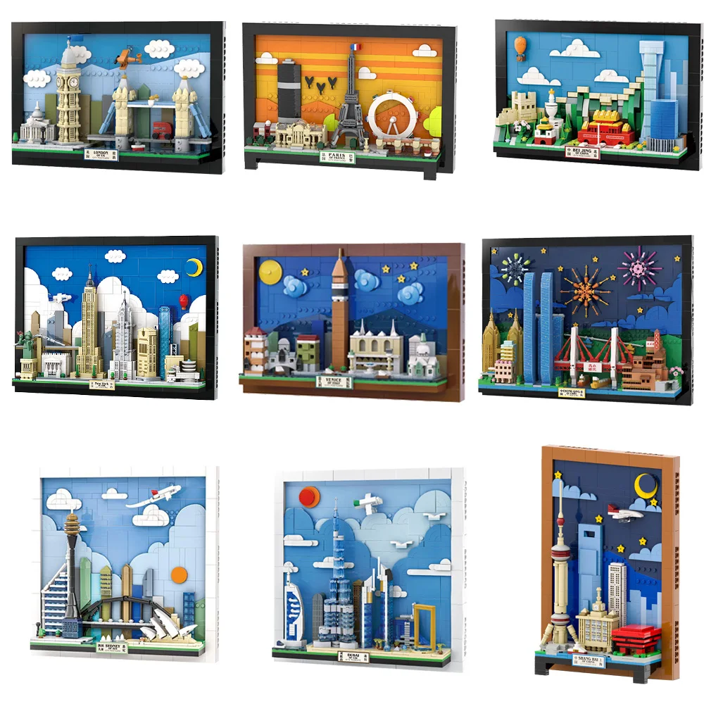 City View Building Blocks Post - đánh giá và giá Kids Toys Paris