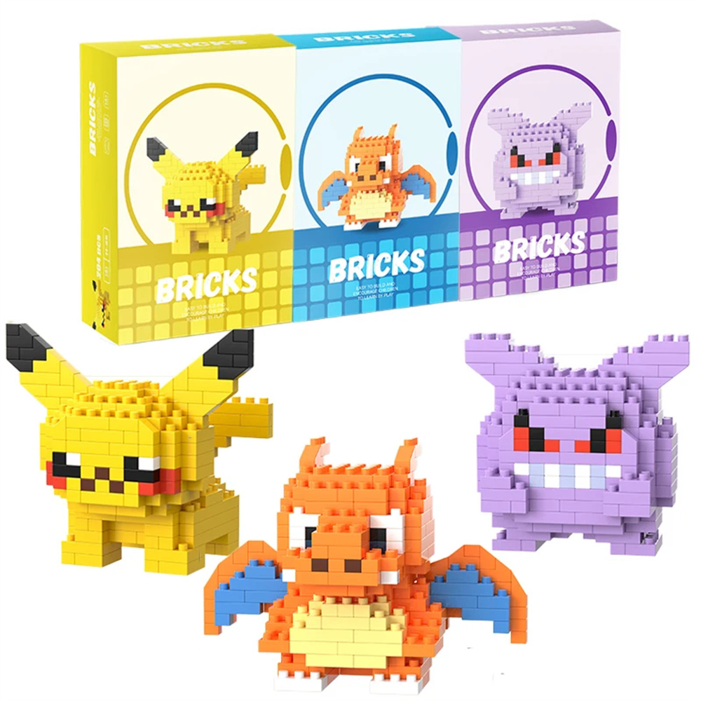 Pokemon Micro Building Blocks  - đánh giá và giá Kids Toys Kit