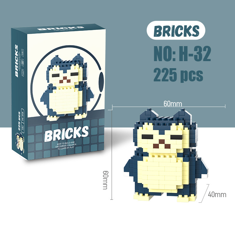 Pokemon Micro Building Blocks  - đánh giá và giá Kids Toys Kit