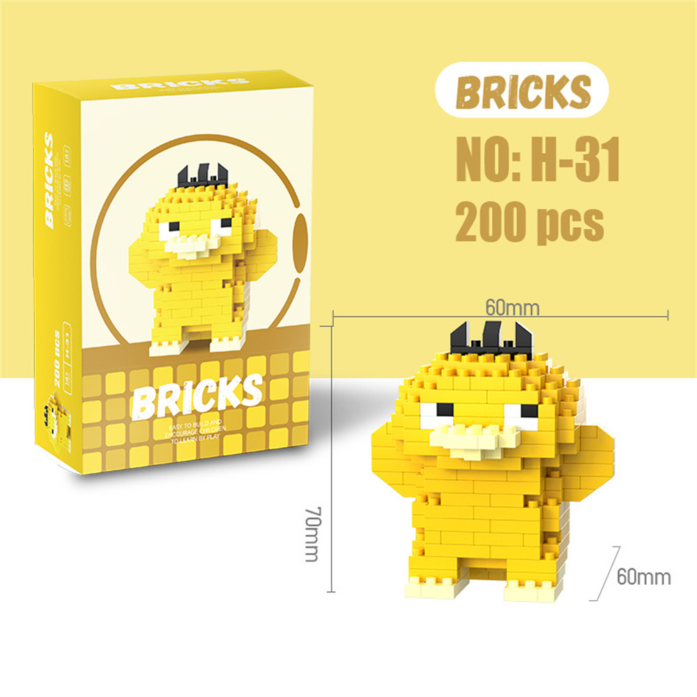 Pokemon Micro Building Blocks  - đánh giá và giá Kids Toys Kit