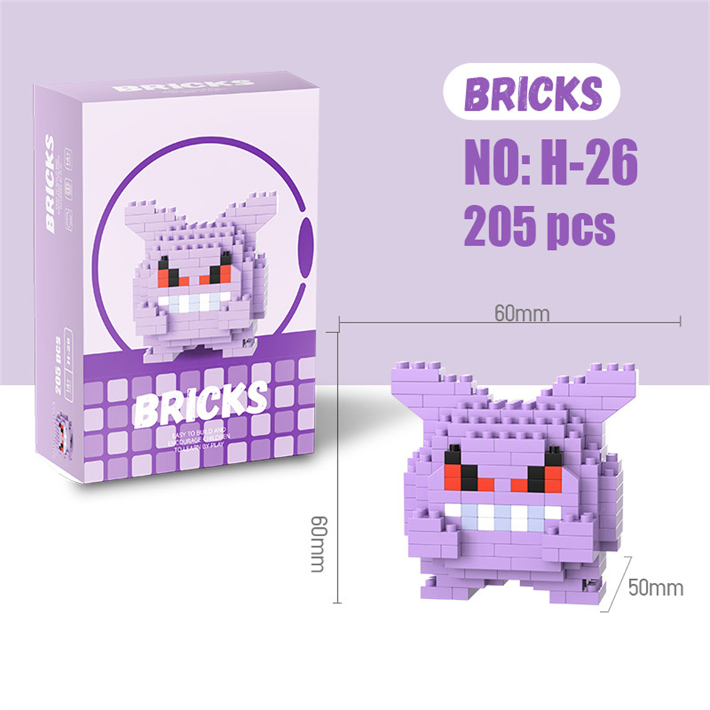 Pokemon Micro Building Blocks  - đánh giá và giá Kids Toys Kit