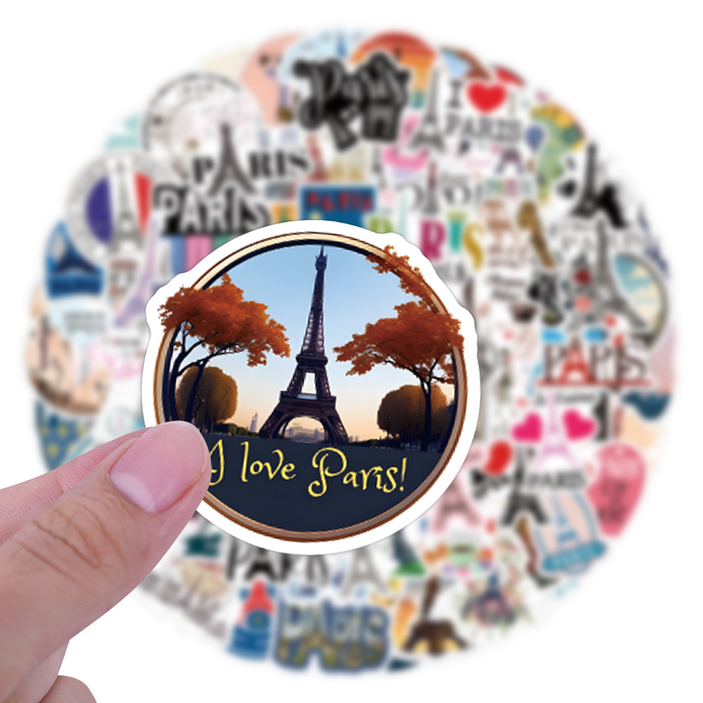110PCSFrance Paris Stickers Tr - đánh giá và giá Kids Toys Paris
