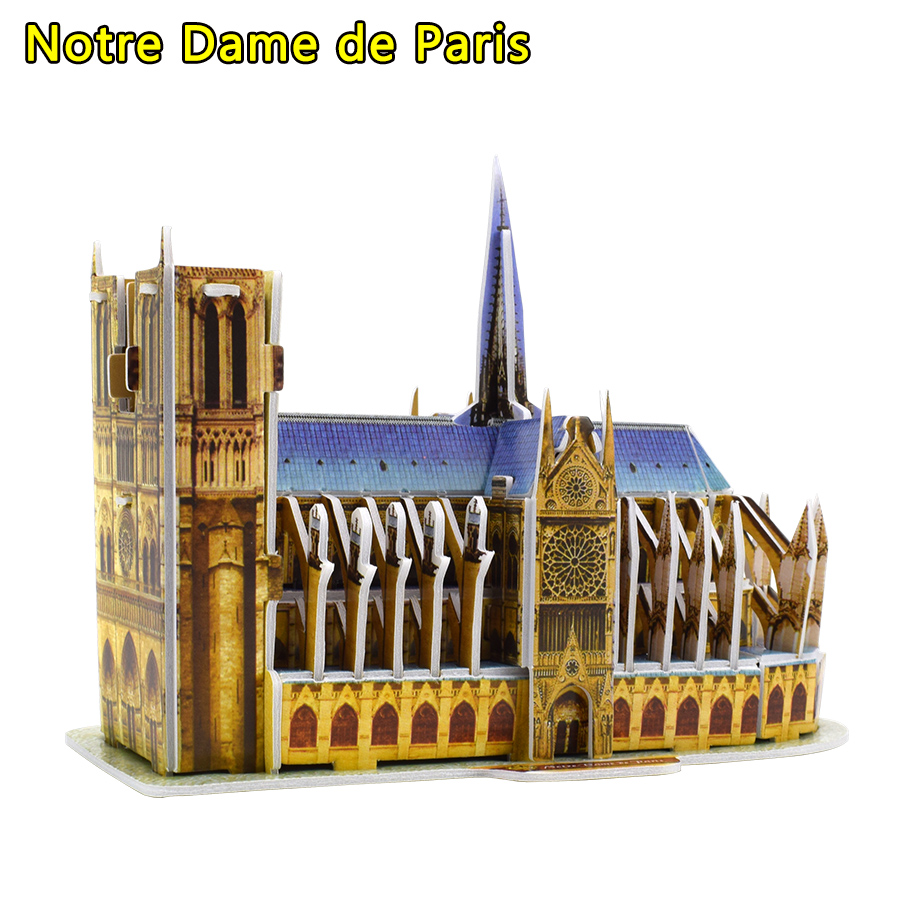 3D Xếp Hình Nhà Thờ Đức Bà Par - đánh giá và giá Kids Toys Paris