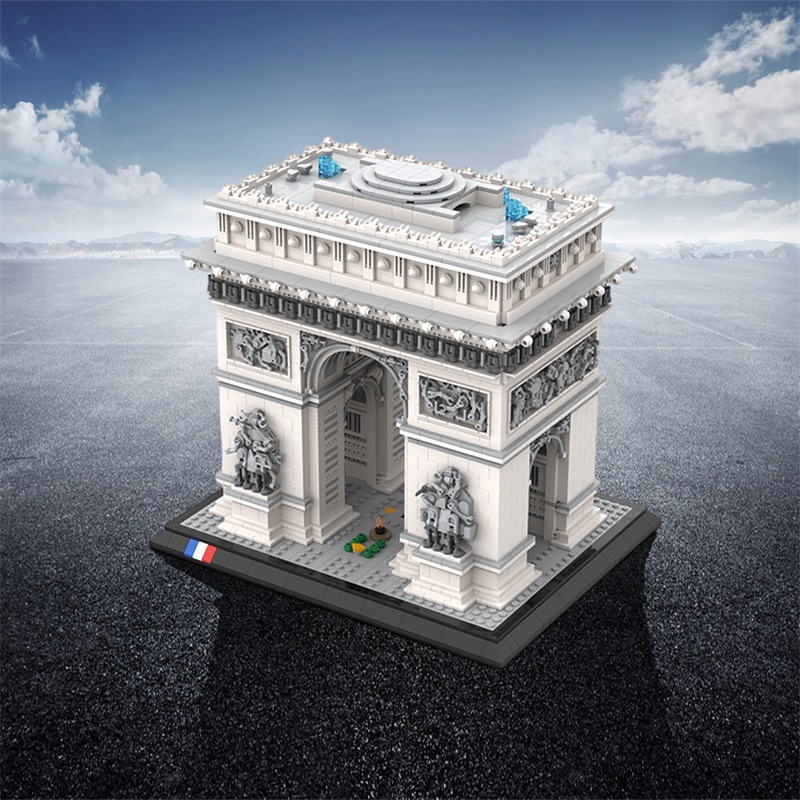 4445PCS Arc de Triomphe Model  - đánh giá và giá Kids Toys Paris