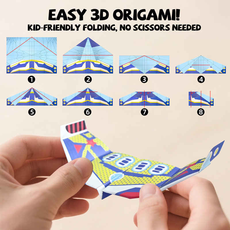 36 Sheets Paper Airplane Origa - đánh giá và giá Kids Toys Kit