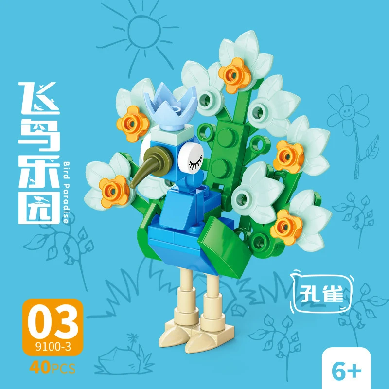 Bricks Animal Bird Paradise Cr - đánh giá và giá Kids Toys Kit