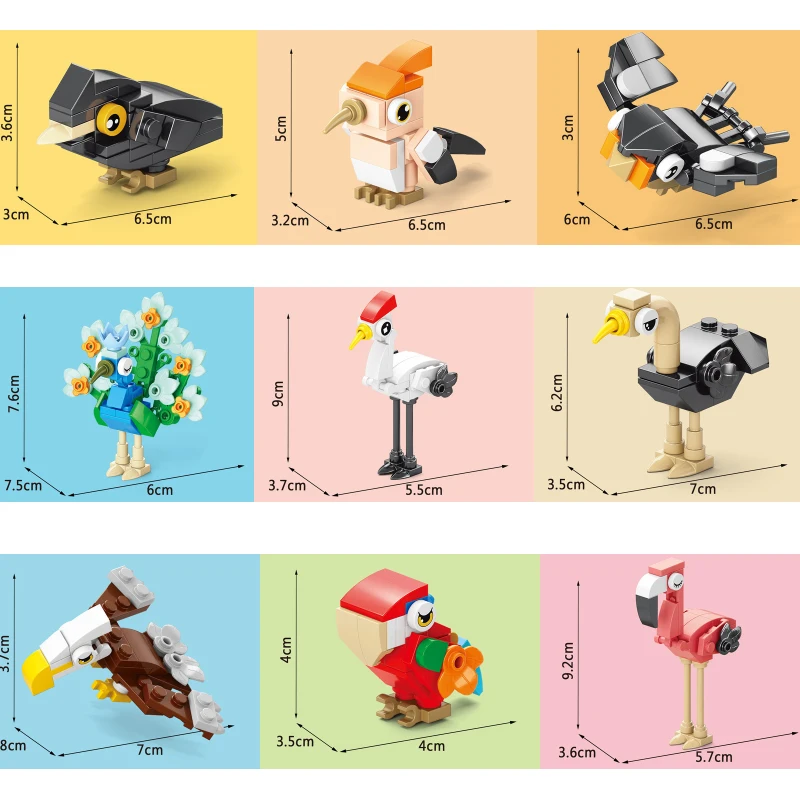 Bricks Animal Bird Paradise Cr - đánh giá và giá Kids Toys Kit