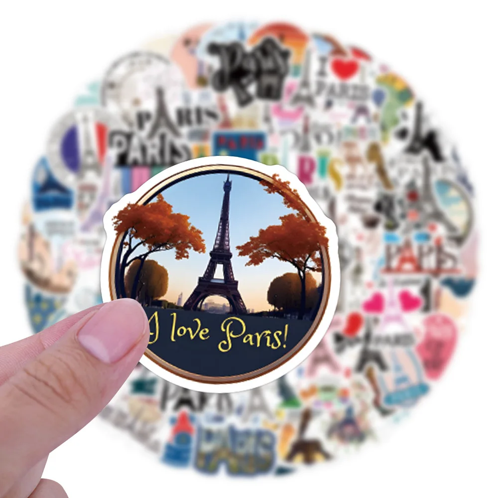 110PCS France Paris Stickers T - đánh giá và giá Kids Toys Paris
