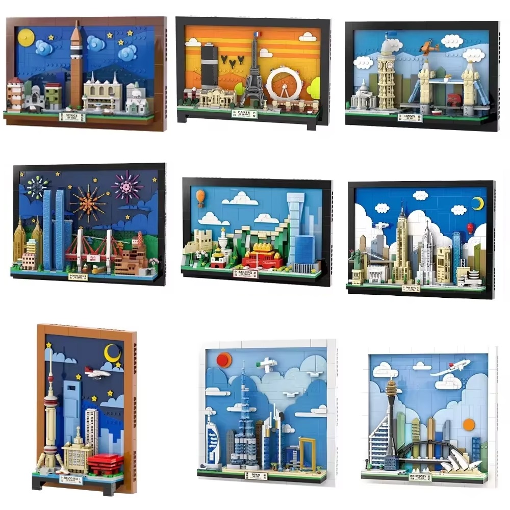 City Postcard Puzzle Blocks MO - đánh giá và giá Kids Toys Paris