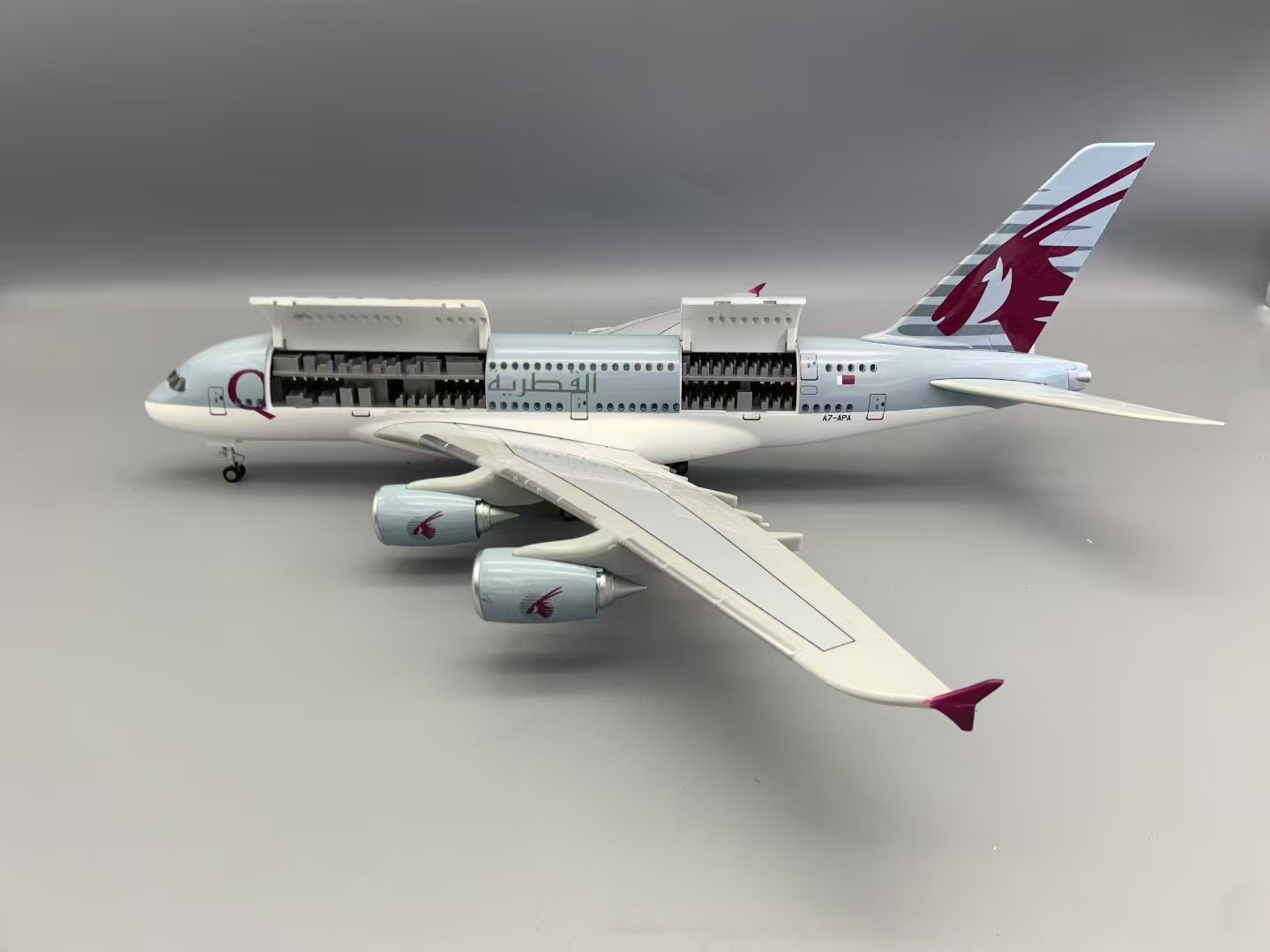 NEW A380 Qatar Airways Model P - đánh giá và giá Kids Toys Qatar