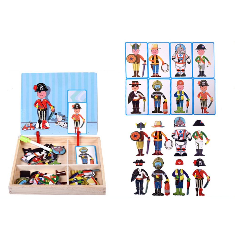 Wood Magnetic 3D Puzzles with  - đánh giá và giá Kids Toys Drawing Easy