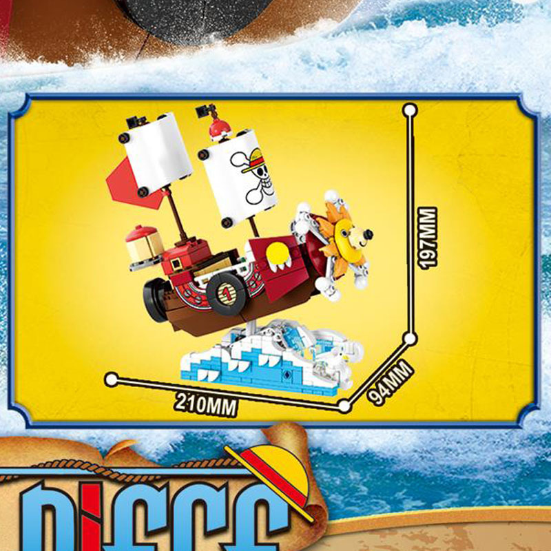 In Stock One Piece Pirate Ship - đánh giá và giá Kids Toys Kit